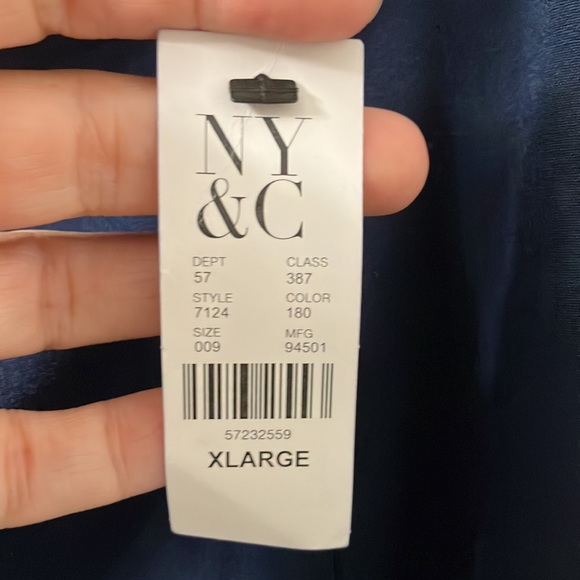 Ladies pencil skirt. Navy blue. - Picture 4 of 6